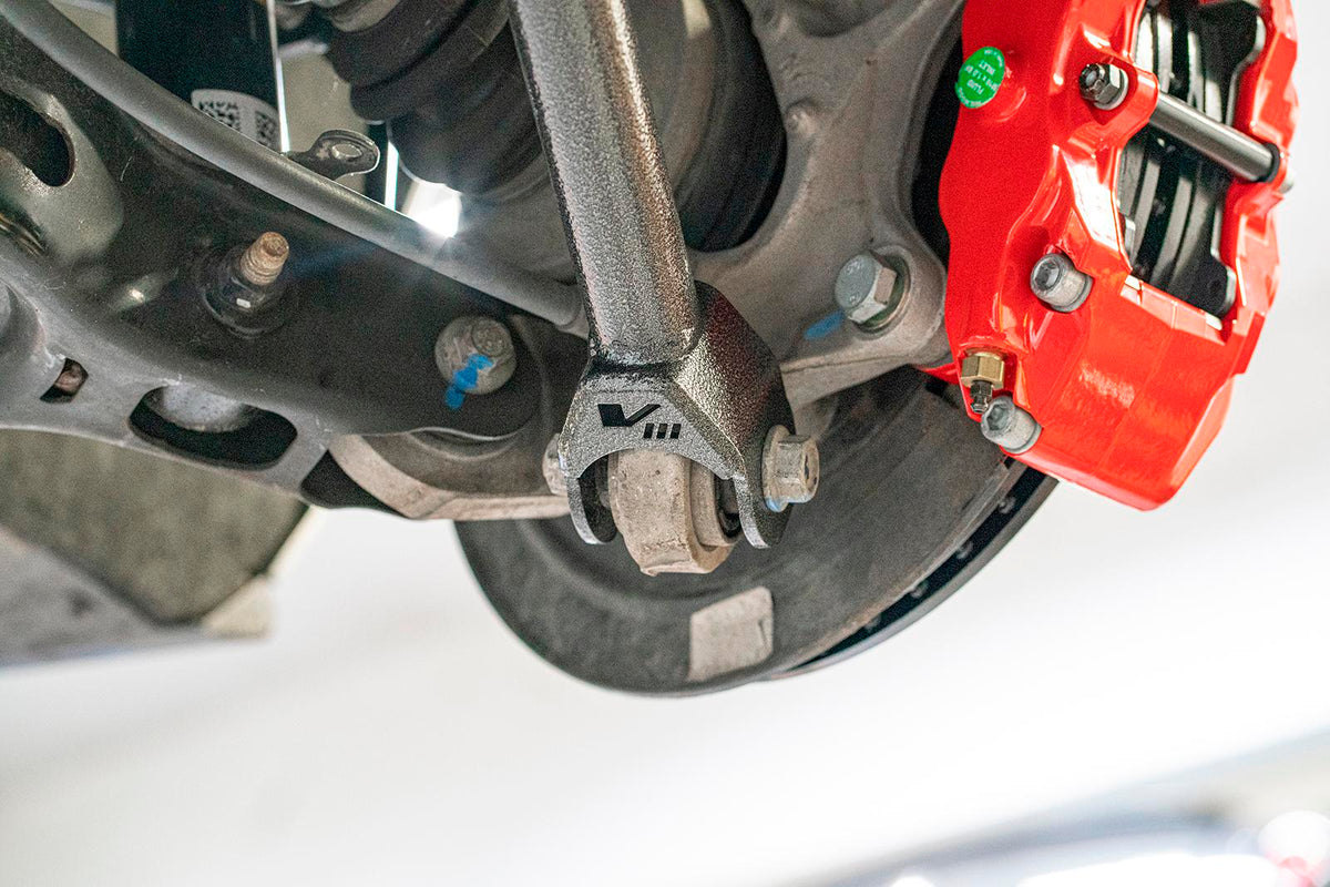 BMR 2015-2019 Cadillac CTS-V 15in Conversion Kit with Solid Rotors & Red Calipers