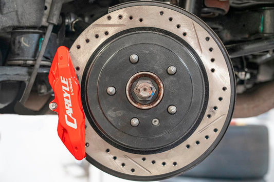 BMR 15-19 Cadillac CTS-V 15in Conversion Kit w/ Drilled & Slotted Rotors & Red Calipers