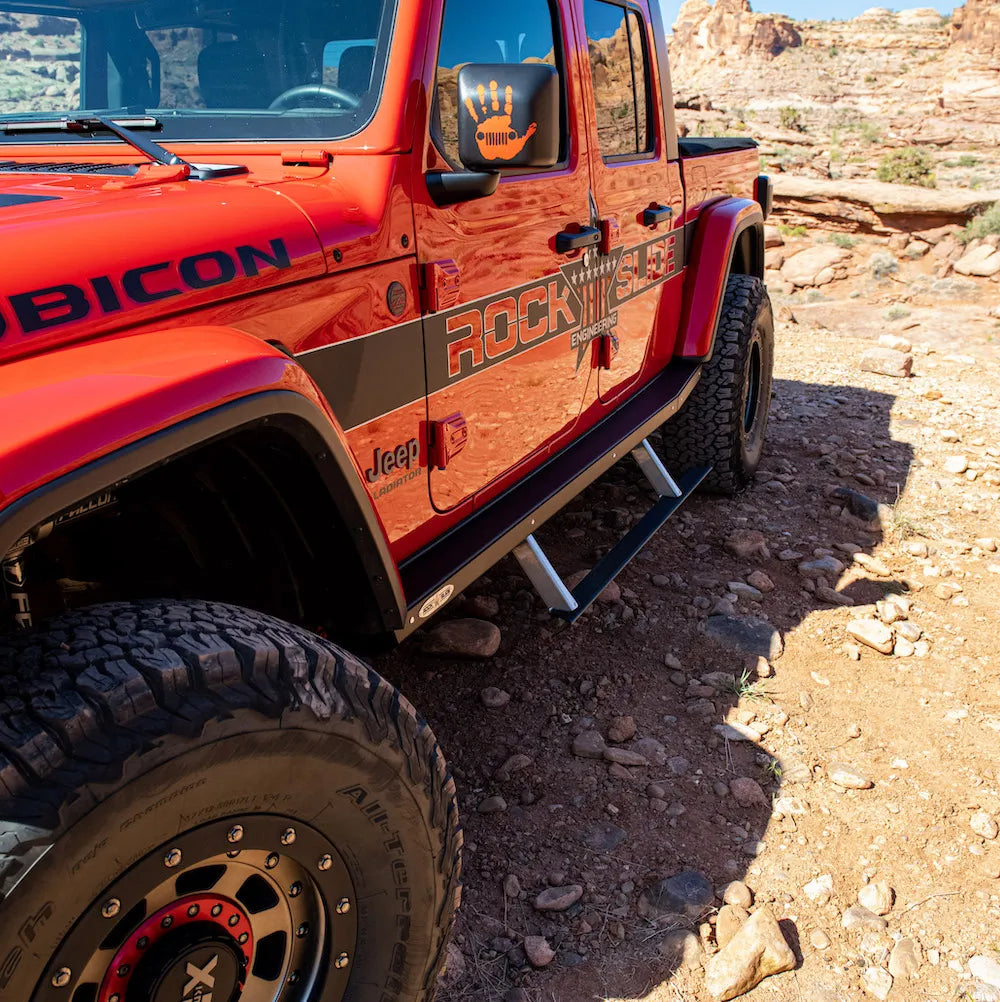 Rock Slide Engineering for 2026 Jeep JT Gladiator Step Sliders 3rd Gen