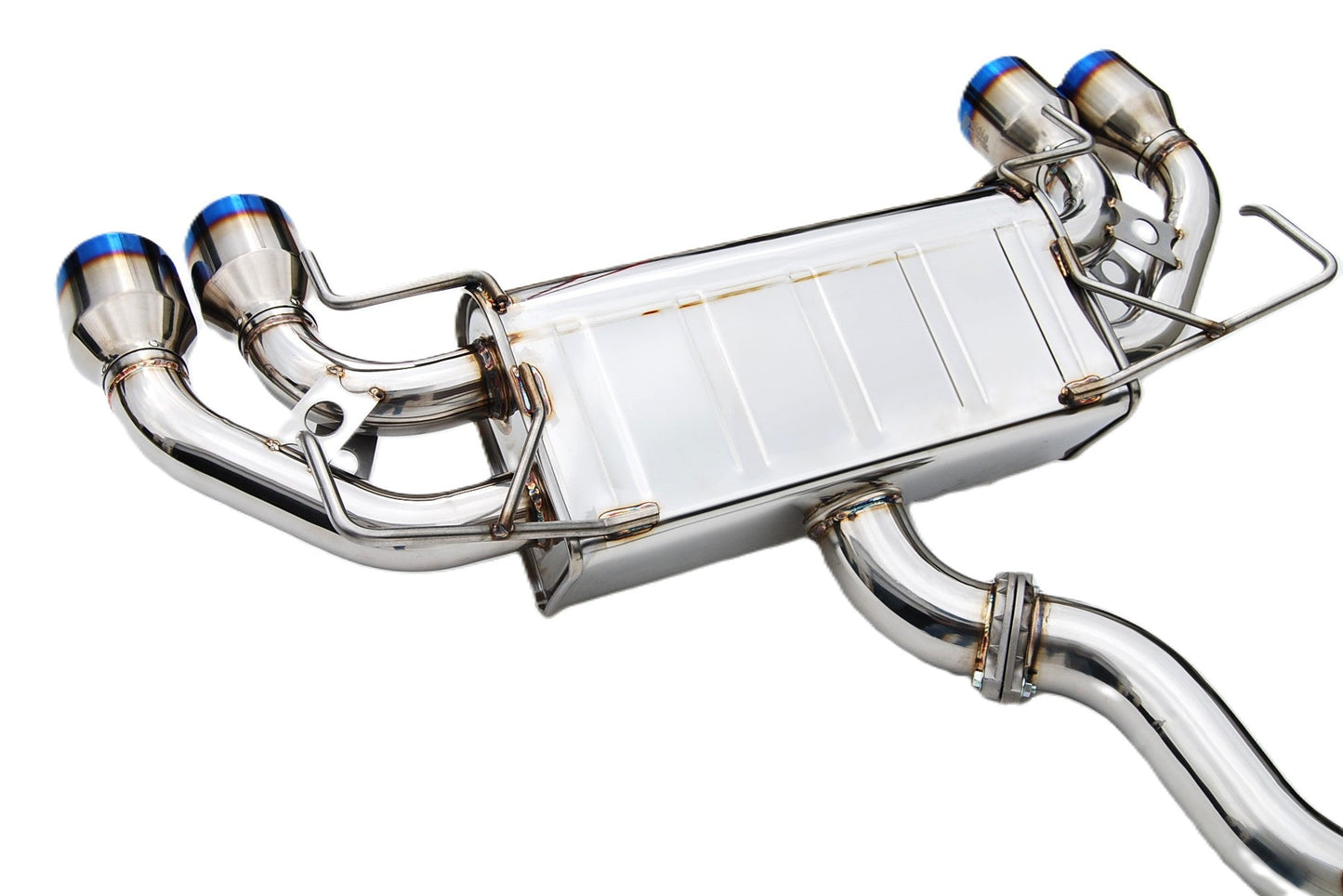 Invidia HS08STIG3T 08-14 Subaru STI 11-14 WRX Hatchback Q300 Quad Titanium tip Cat-back Exhaust