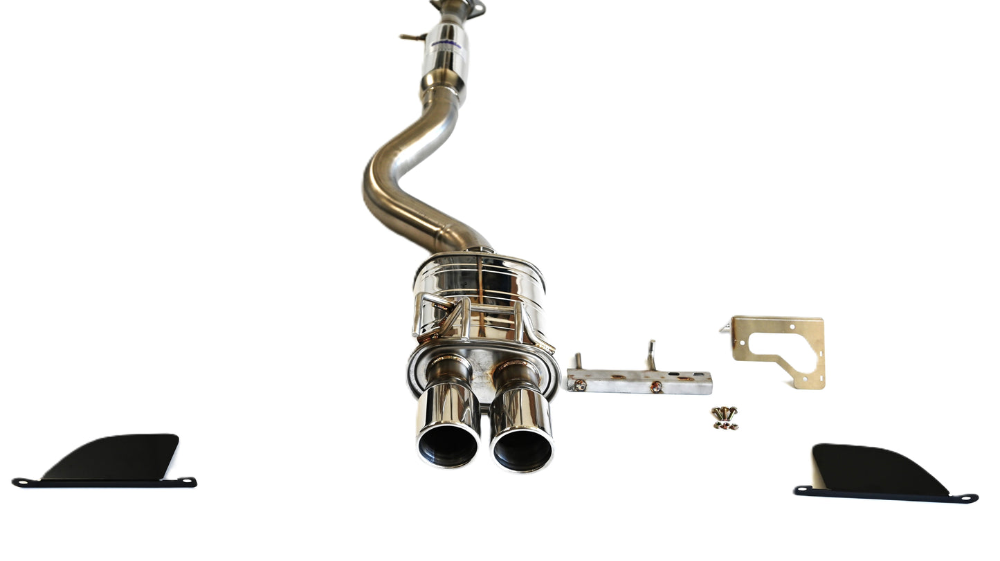 Invidia HS22TGCQ32RSL 22-Up Toyota GR Corolla Q300 S.S.Tips Cat-Back Exhaust