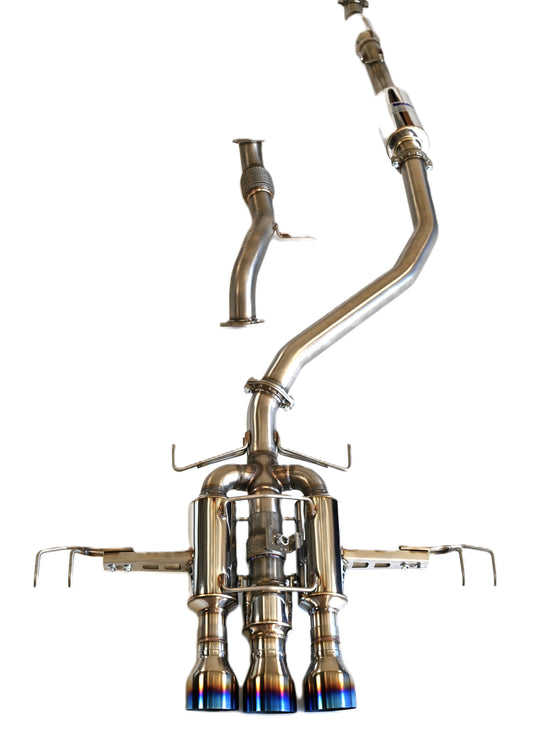 Invidia HS22CTRFGM3STL 22-Up Honda Civic Type-R FL5 R400 Titanium tip full Cat-back Exhaust