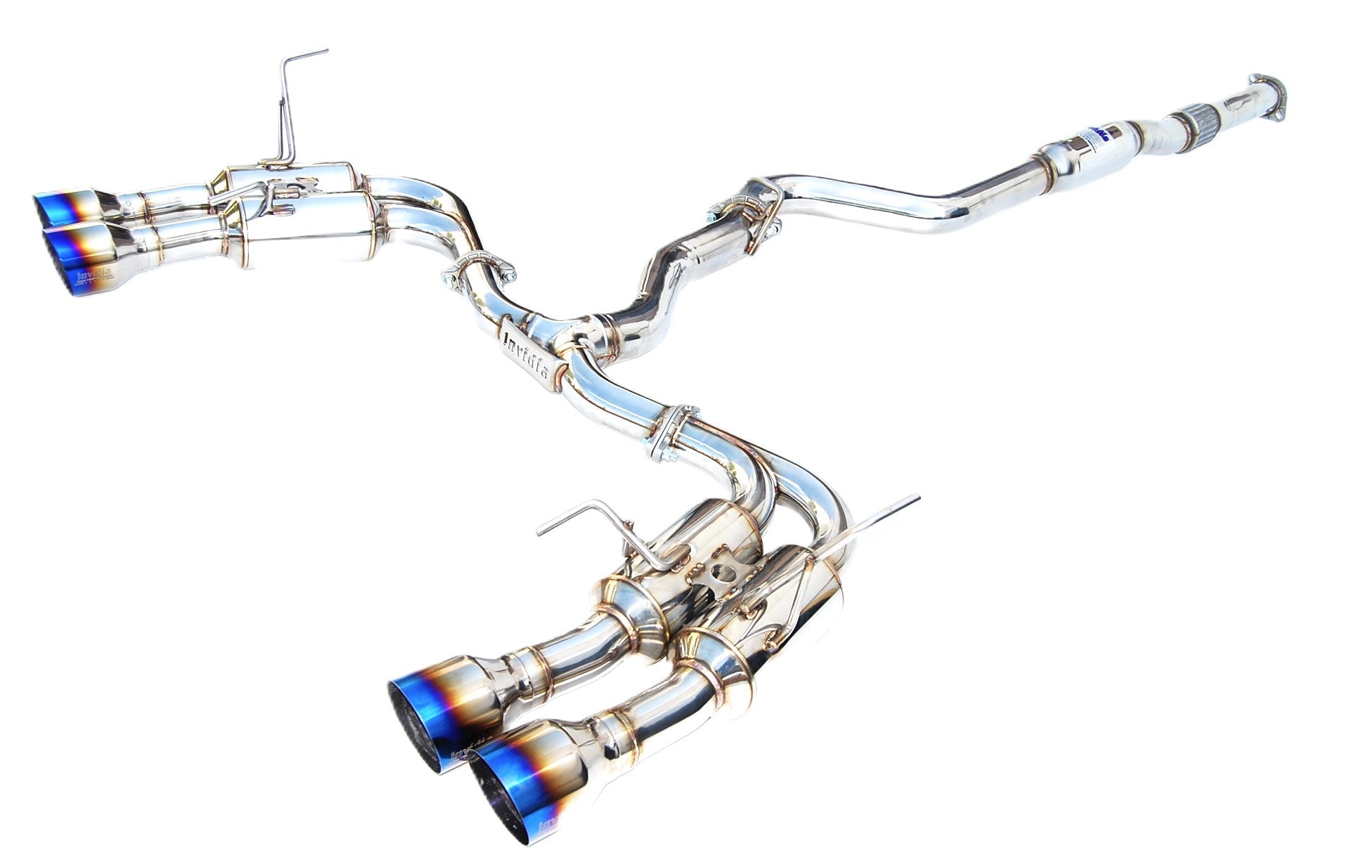 Invidia HS15STIGM4ST 15-21 Subaru WRX/STI Sedan Gemini R400 Titanium Tips Cat-Back Exhaust