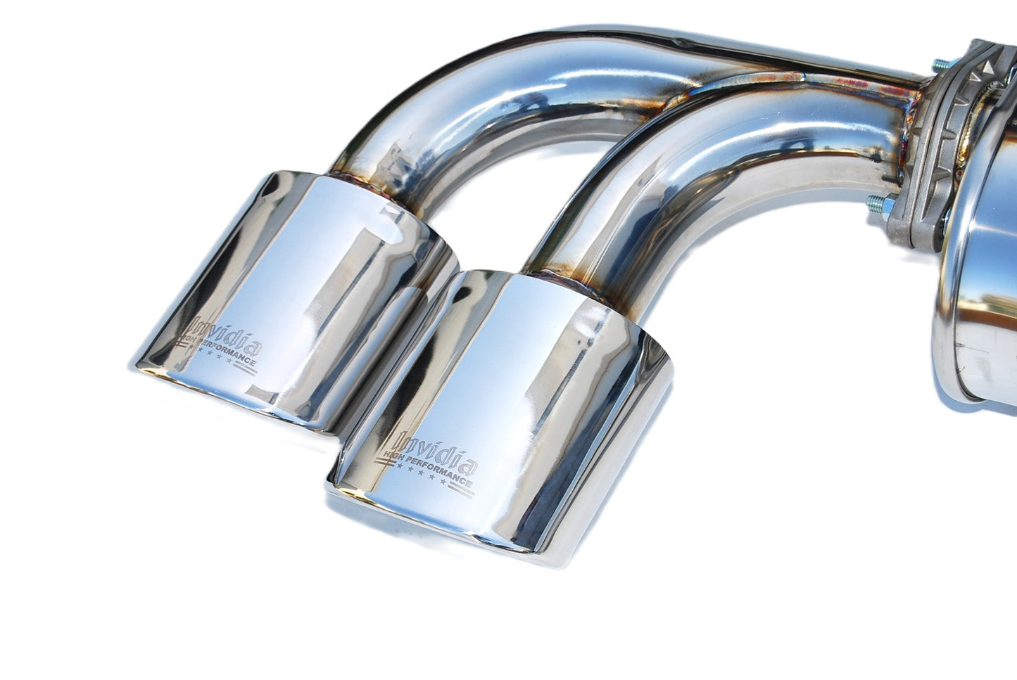 Invidia HS14GFRG3S Volkswagen 14-16 VW Golf-R Q300 Quad Oval S.S. tip Cat-back Exhaust
