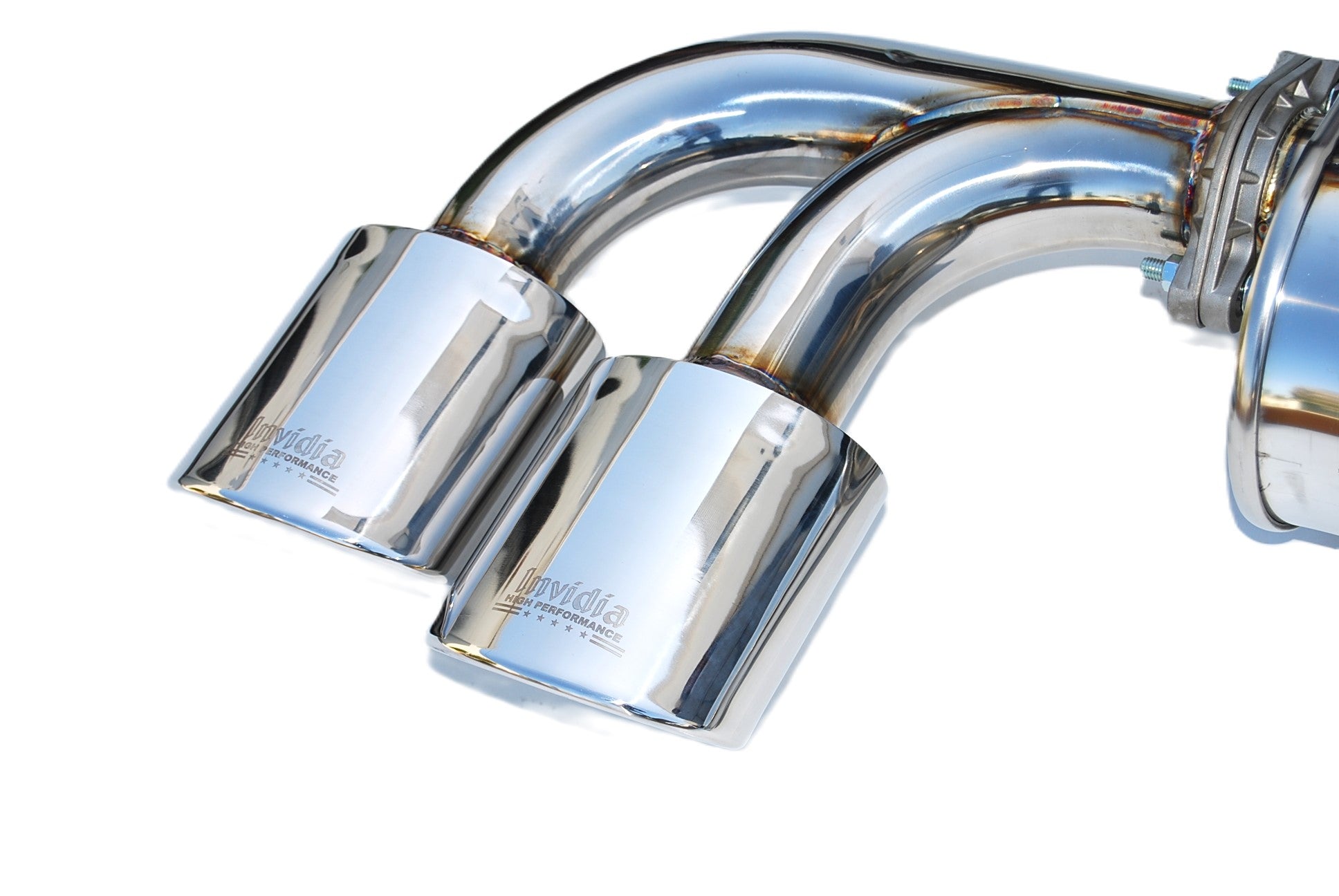 Invidia HS14GFRG3S Volkswagen 14-16 VW Golf-R Q300 Quad Oval S.S. tip Cat-back Exhaust