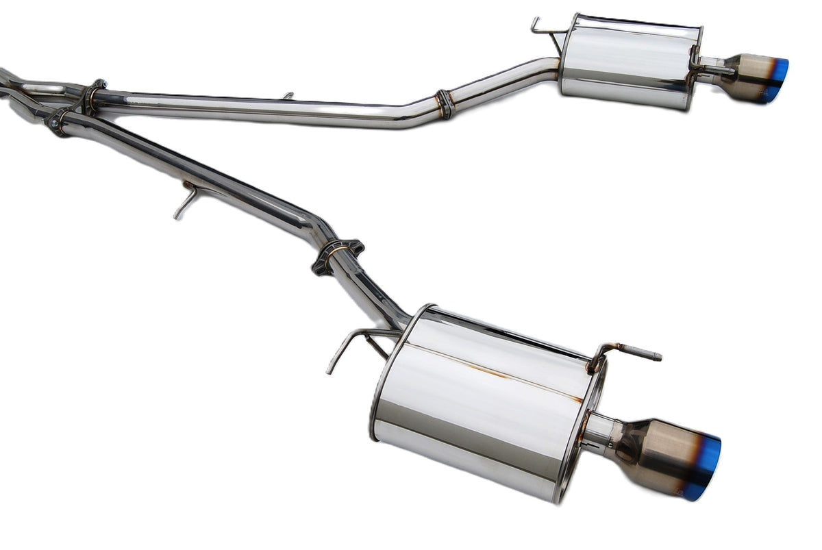 Invidia HS07IG4G3T 07-Up Infiniti G35/G37 Sedan Q300 Dual Single Layer Titanium tip Cat-back Exhaust