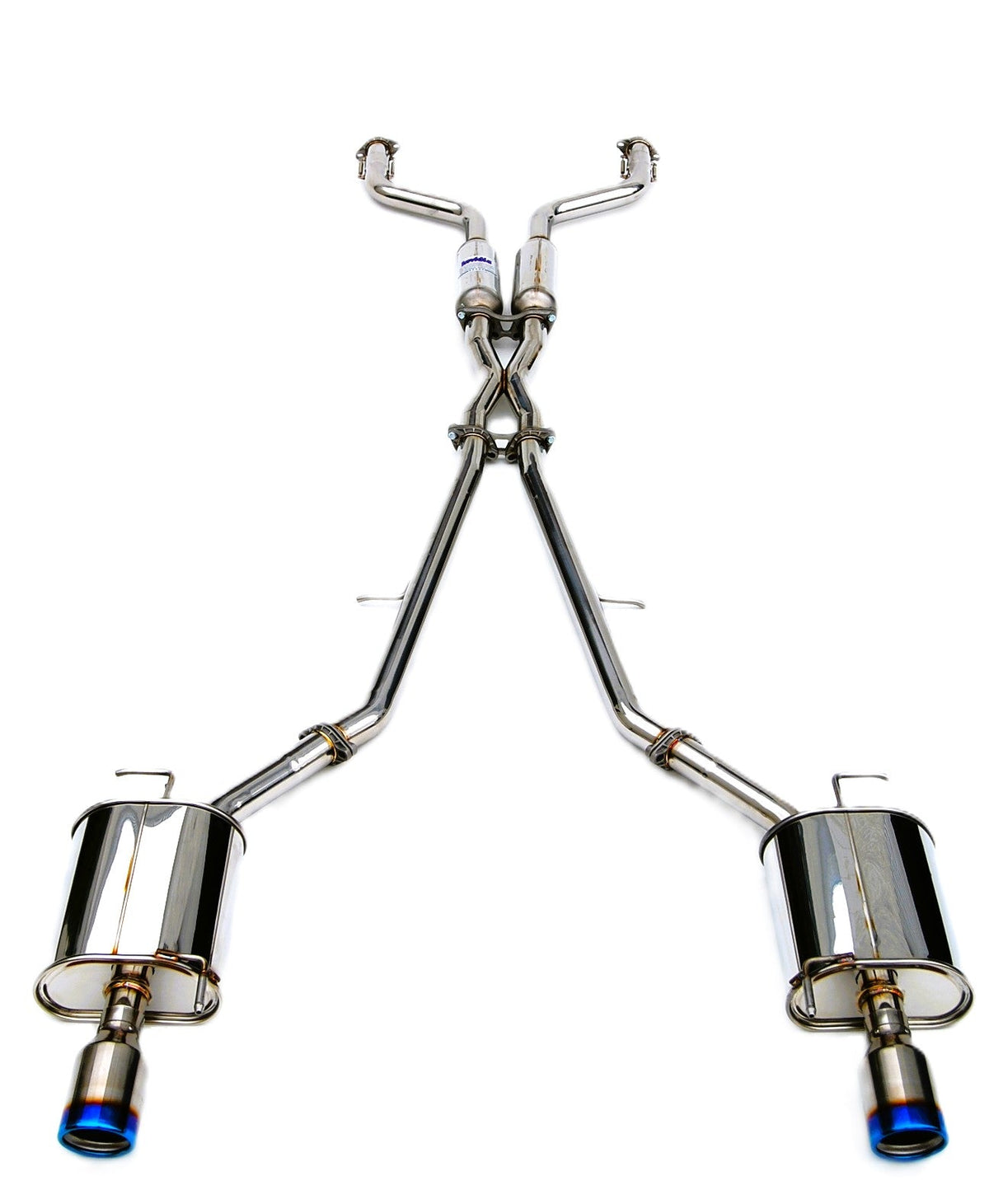 Invidia HS07IG4G3D 07-Up Infiniti G35/G37 Sedan Q300 Dual Rolled Titanium tip Cat-back Exhaust