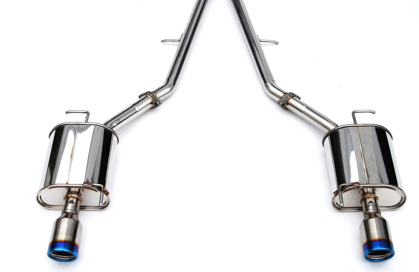 Invidia HS07IG4G3D 07-Up Infiniti G35/G37 Sedan Q300 Dual Rolled Titanium tip Cat-back Exhaust