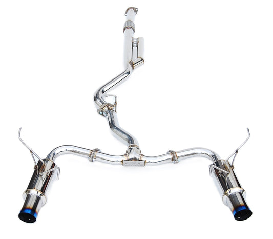 Invidia HS22WRXGTT 22-Up Subaru WRX Dual N1 Titanium Tips Cat-back Exhaust