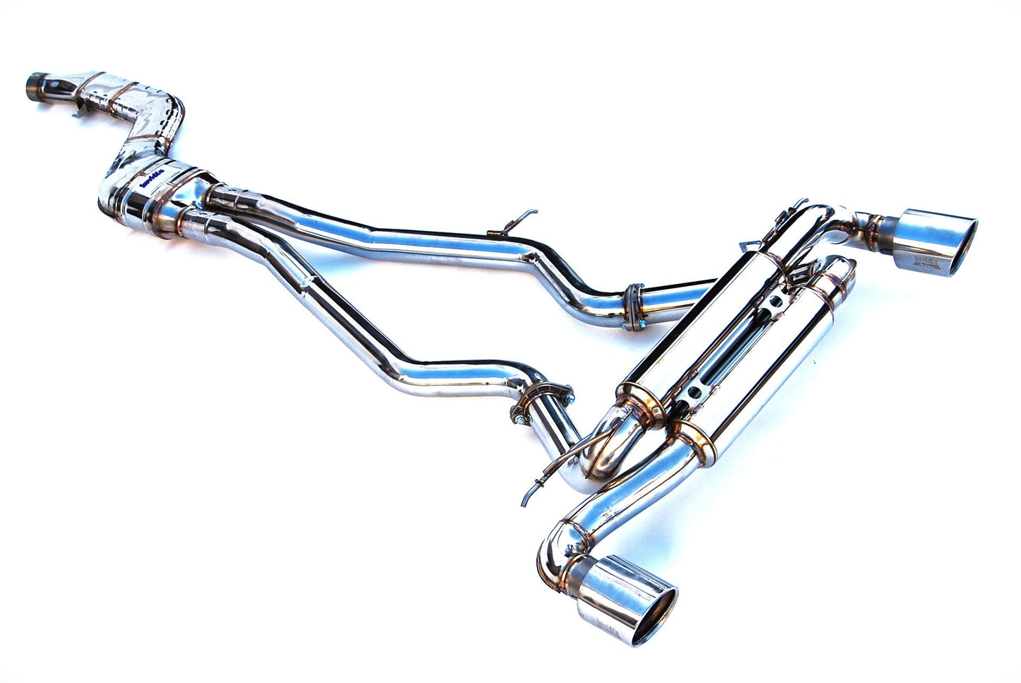 Invidia HS19TSP4VGM1RS 19-Up Toyota Supra 3.0T Gemini R400 Rolled S.S.Tips Cat-back Exhaust