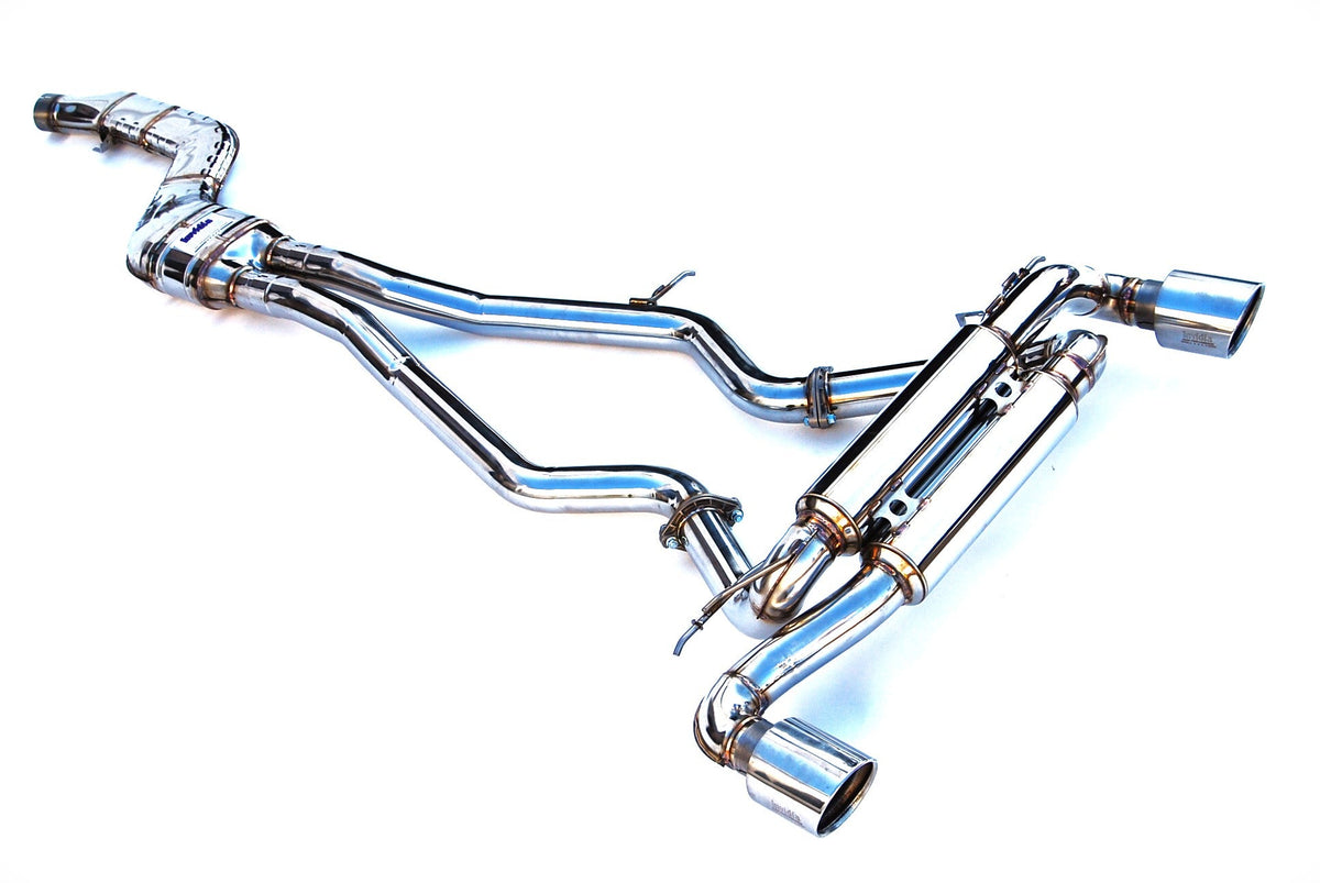 Invidia HS19TSP4VGM1RS 19-Up Toyota Supra 3.0T Gemini R400 Rolled S.S.Tips Cat-back Exhaust