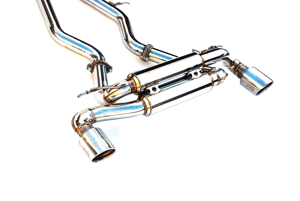 Invidia HS19TSP4VGM1RS 19-Up Toyota Supra 3.0T Gemini R400 Rolled S.S.Tips Cat-back Exhaust