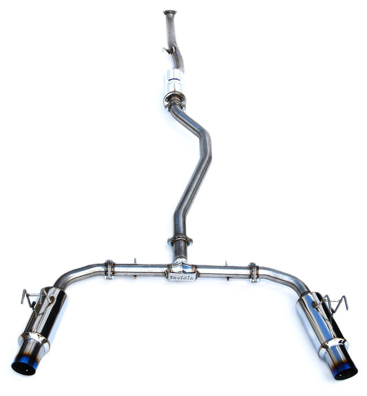 Invidia HS22HS4GD1STL 22-Up Honda Civic Si Integra Base Dual N1 Titanium tip Cat-back Exhaust