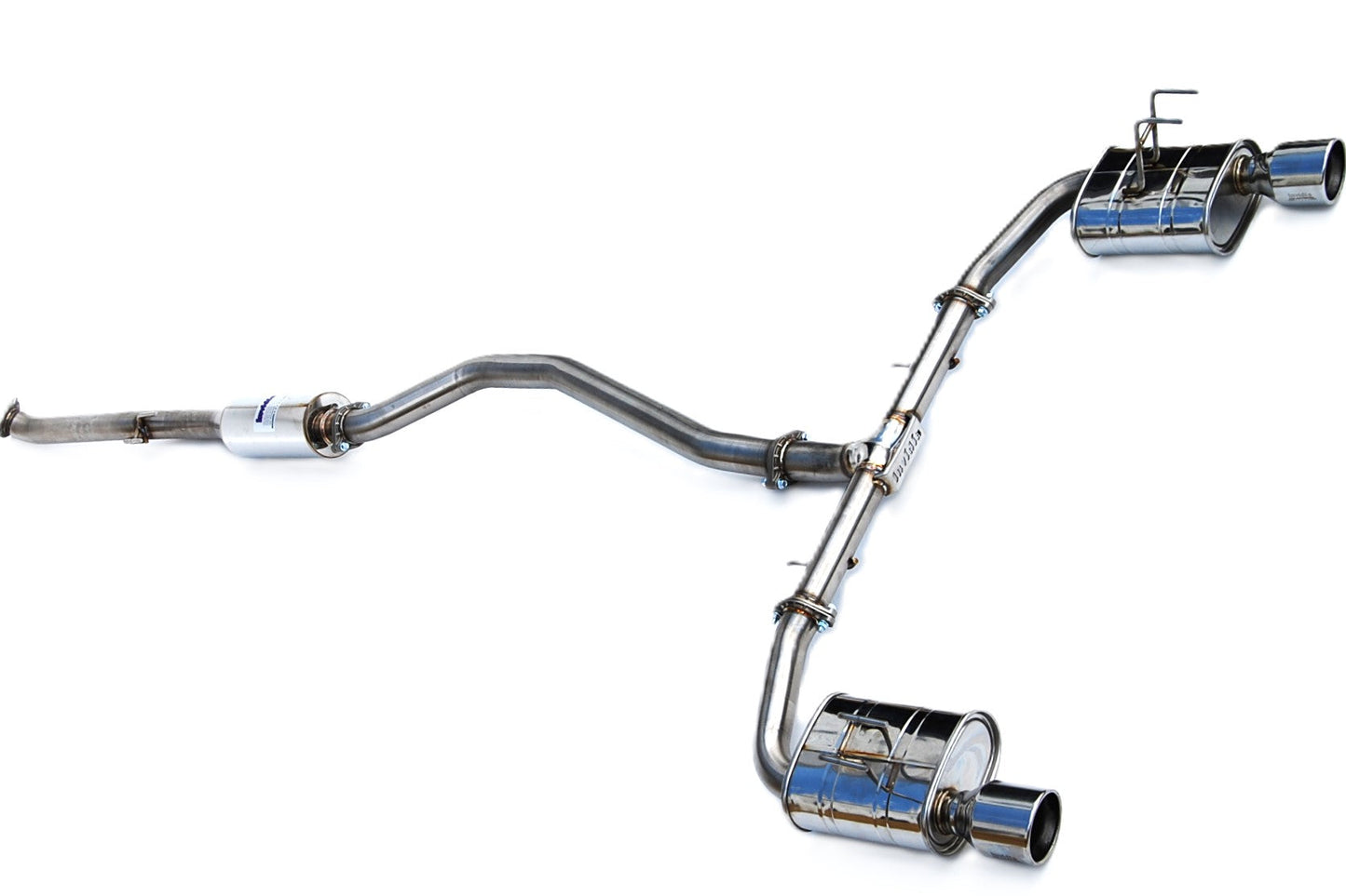 Invidia HS22HS4QD1RSL 22-Up Honda Civic Si Integra Base Dual Q300 S.S.Tips Cat-back Exhaust