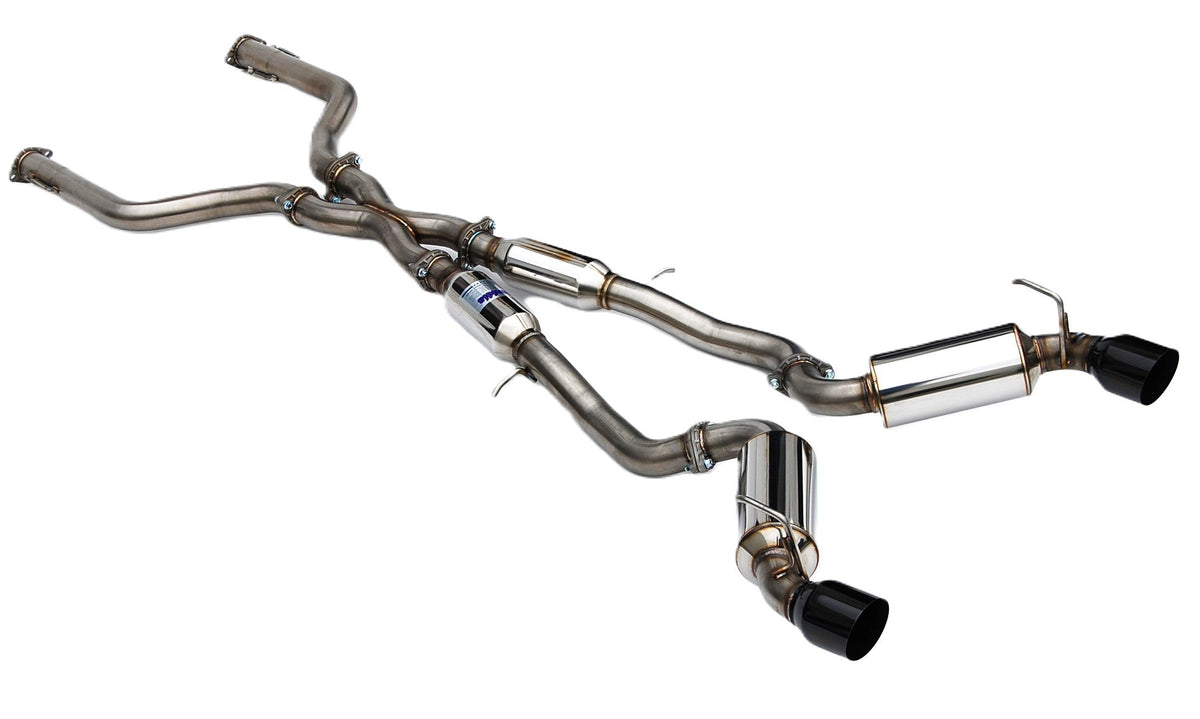 Invidia HS22N4Z7GD1SBL 22-Up Nissan New Z Dual N1 Black tip Cat-back Exhaust