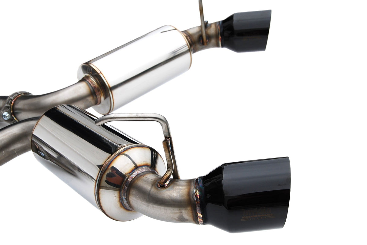 Invidia HS22N4Z7GD1SBL 22-Up Nissan New Z Dual N1 Black tip Cat-back Exhaust