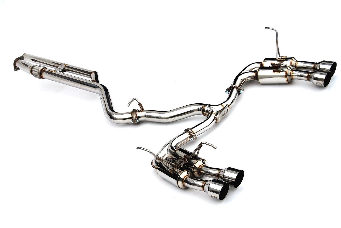 Invidia HS22WRXGM4SS 22-Up Subaru WRX Gemini R400 Quad S.S. Tips Cat-back Exhaust