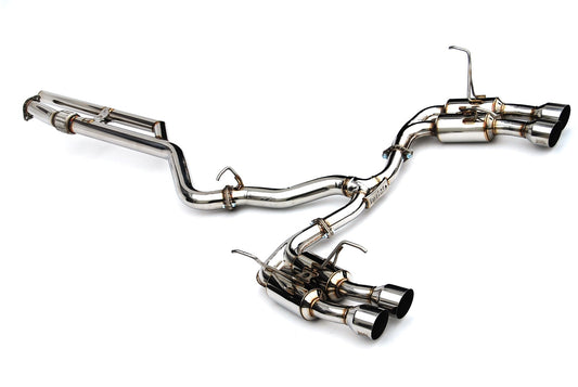 Invidia HS22WRXGM4SS 22-Up Subaru WRX Gemini R400 Quad S.S. Tips Cat-back Exhaust