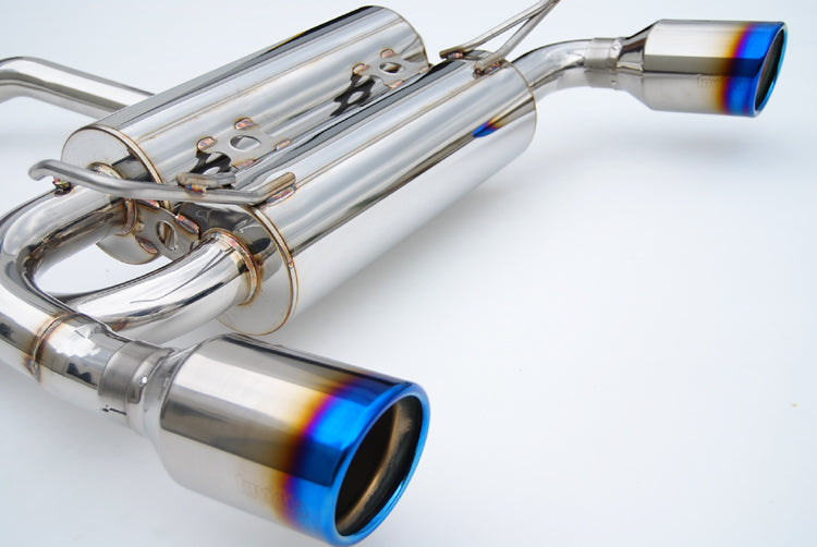 Invidia HS09N7ZGID 09-21 Nissan 370z Gemini Rolled Titanium tip Cat-back Exhaust