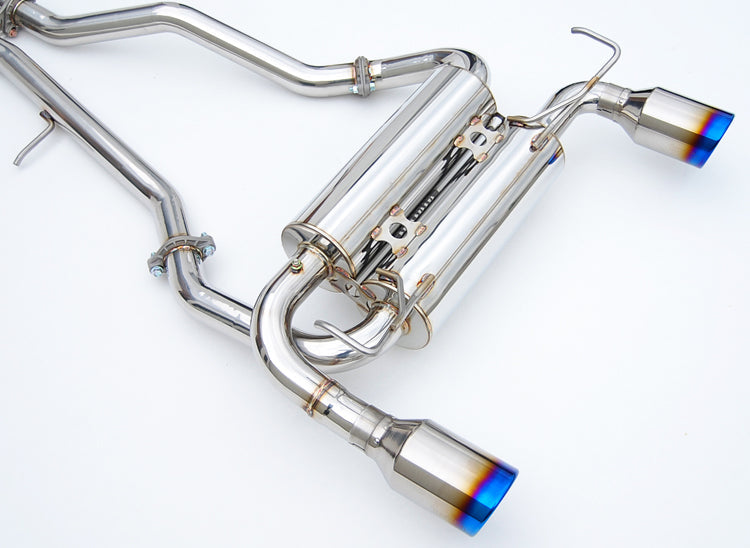 Invidia HS03IFXGID 03-08 Infiniti FX35 03-05 FX45 Gemini Rolled Titanium tip Cat-back Exhaust