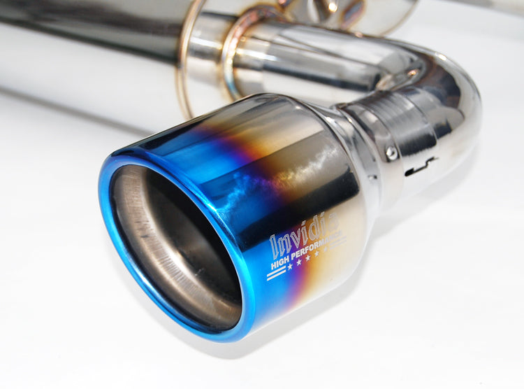 Invidia HS02N3ZGID 02-08 Nissan 350Z Gemini Rolled Titanium tip Cat-back Exhaust