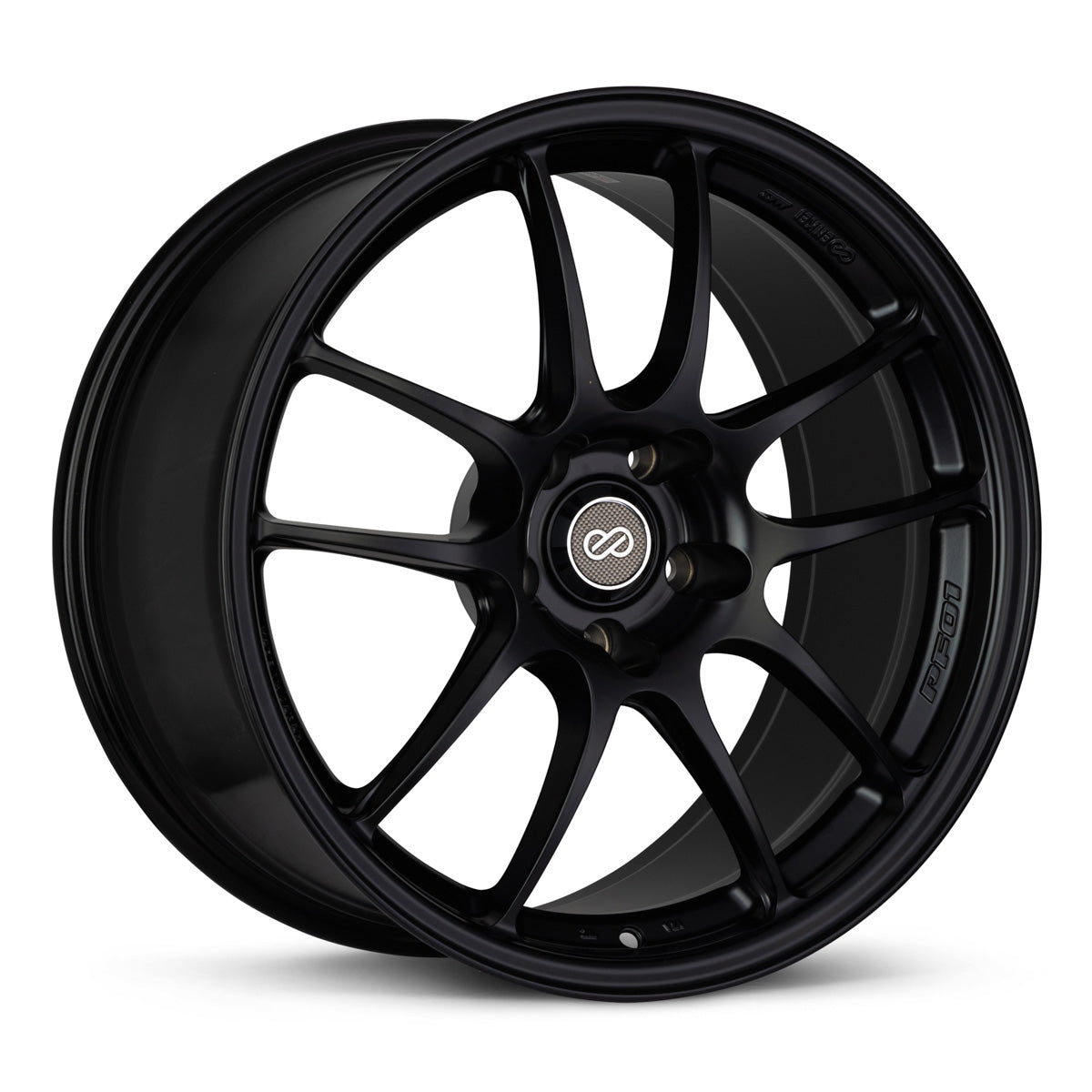 Enkei PF01 17x8 5x114.3 50mm offset Black Wheel