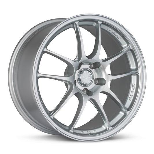 Enkei PF01 18x9 5x114.3 35mm Offset 75 Bore Dia Silver Wheel