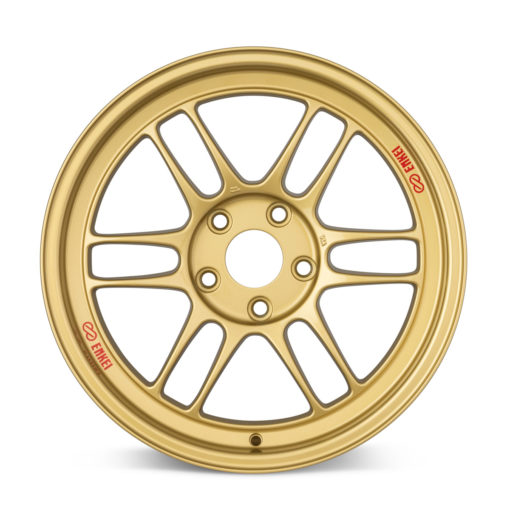 Enkei RPF1 17x9 5x114.3 45mm Offset 73mm Bore Gold Wheel RX8