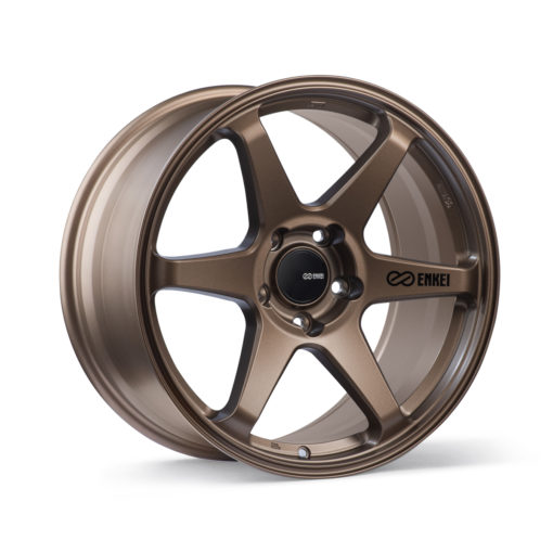 Enkei T6R 18x8 45mm Offset 5x112 Bolt Pattern 72.6 Bore Gloss Black Wheel