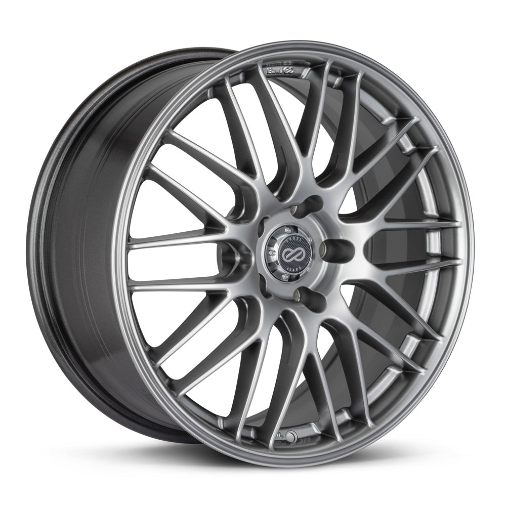 Enkei EKM3 442 18x8 5x114.3 40mm offset Hyper Silver Wheel