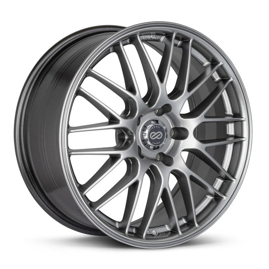 Enkei EKM3 442 18x8 5x114.3 40mm offset Hyper Silver Wheel