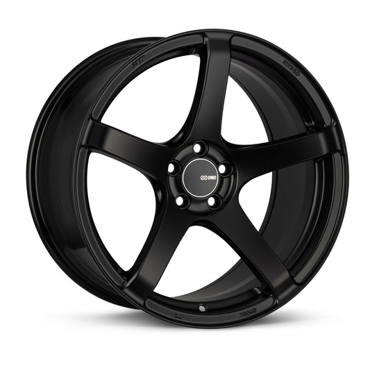 Enkei Kojin 18x9.5 35mm Offset 5x120 Bolt Pattern 72.6mm Bore Dia Matte Black Wheel