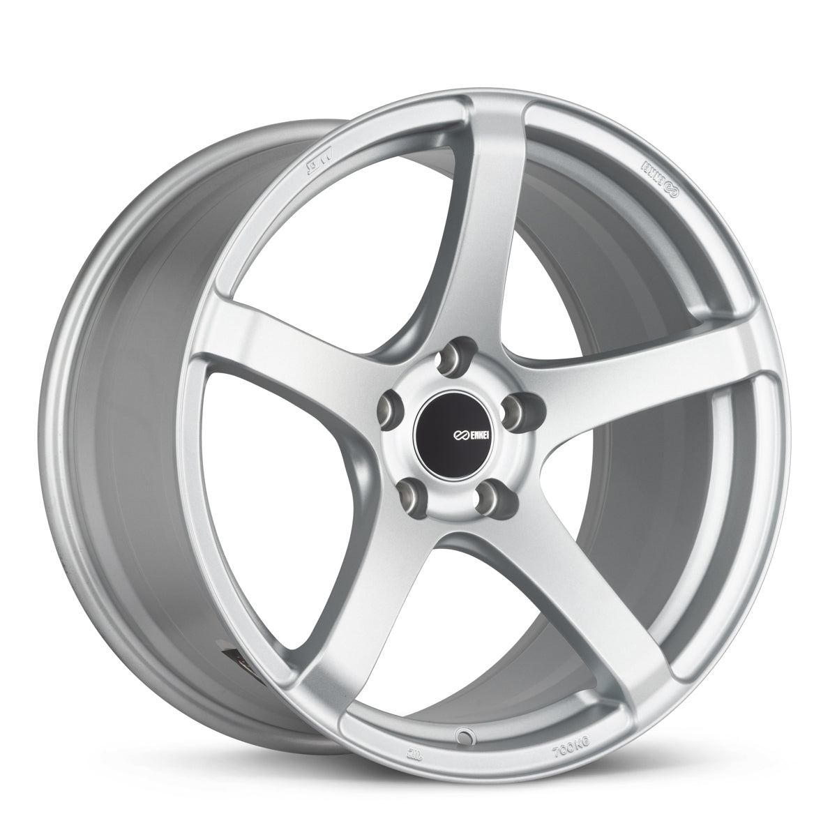 Enkei Kojin 17x9 45mm Offset 5x114.3 Bolt Pattern 72.6mm Bore Dia Matte Silver Wheel