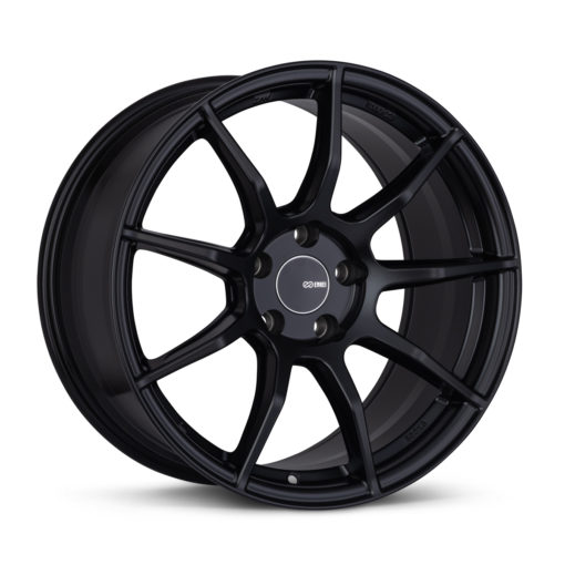 Enkei TS9 17x8 5x112 45mm Offset 72.6mm Bore Black Wheel