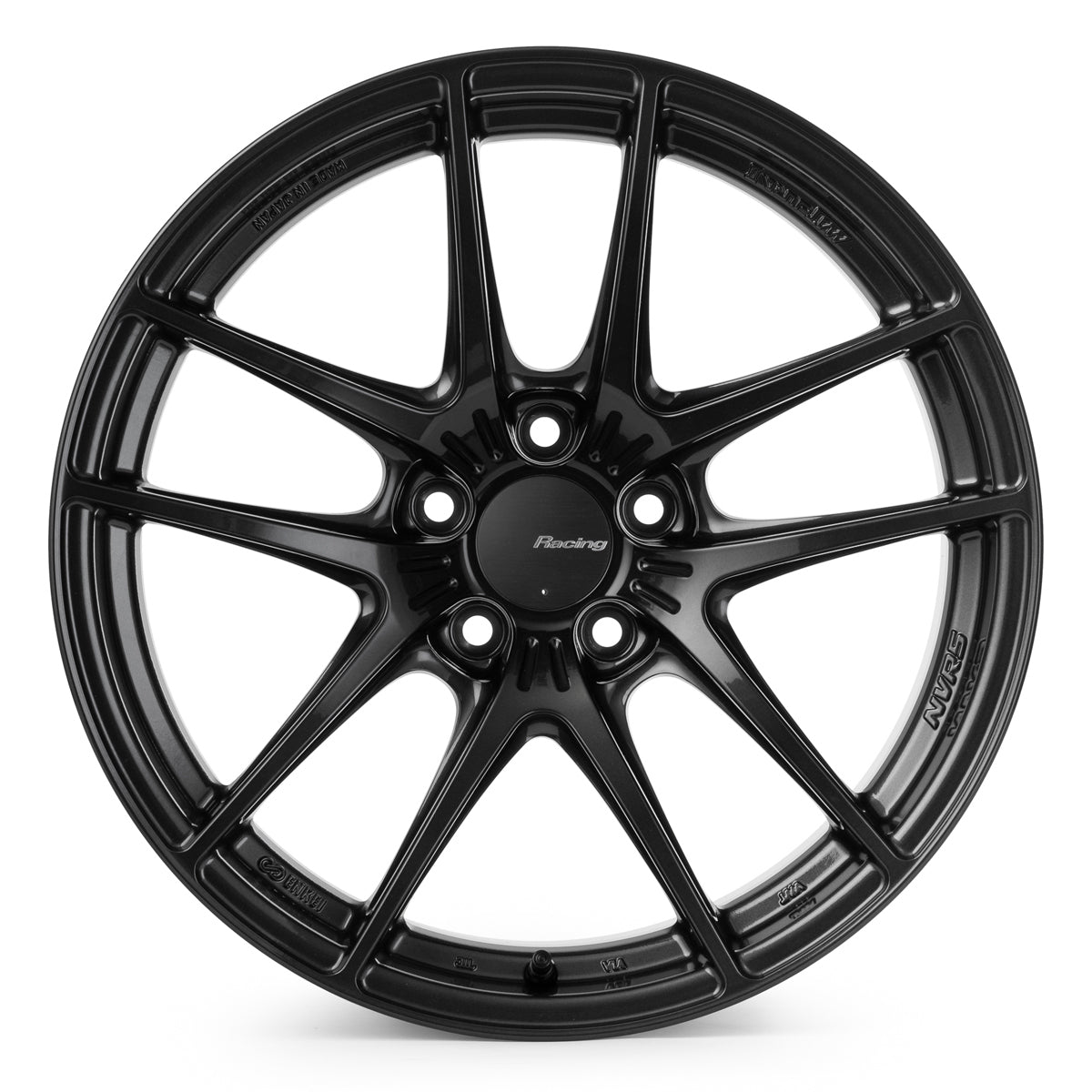 Enkei NVR5 17x9in / 5x100 BP / ET43 / 75mm Bore - Gunmetal Wheel