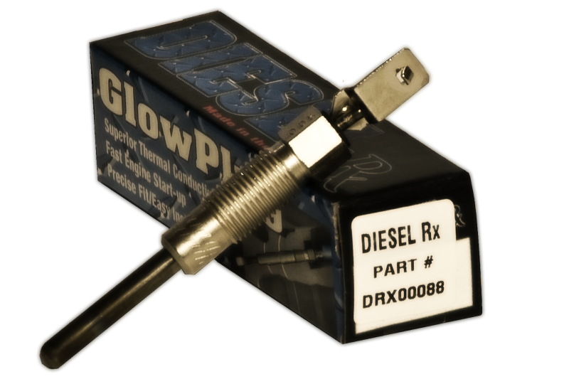 DieselRX DRX00088 Glow Plug 12V Single for 1983-1986 Ford F-250 / F-350 6.9L IDI Diesel
