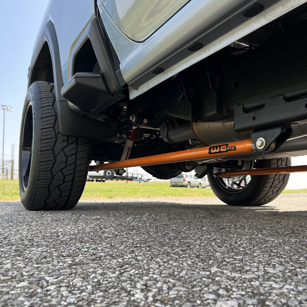 Wehrli Custom Fabrication WCF100826-GB RCLB/CCSB/ECSB 60in Traction Bar Kit Gloss Black for 2020-2026 Chevrolet Silverado / GMC Sierra 2500 HD / 3500 HD Duramax