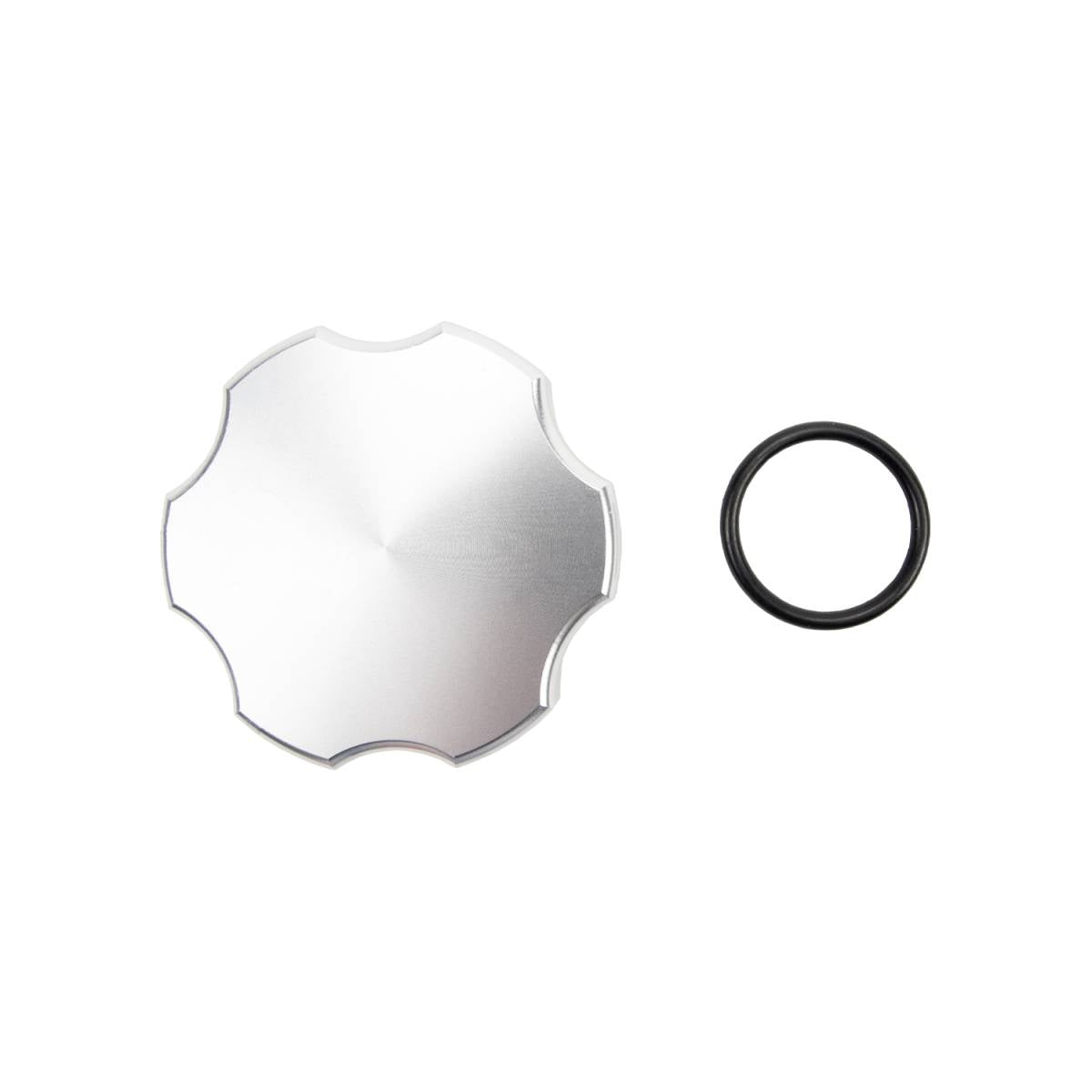 Wehrli Custom Fabrication WCF100288 Billet Oil Fill Cap Clear Anodized for 2011-2026 Ford F-250 / F-350 Super Duty 6.7L Power Stroke
