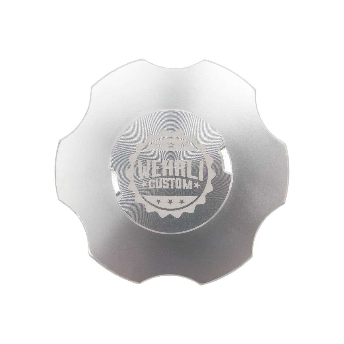 Wehrli Custom Fabrication WCF100288 Billet Oil Fill Cap Clear Anodized for 2011-2026 Ford F-250 / F-350 Super Duty 6.7L Power Stroke