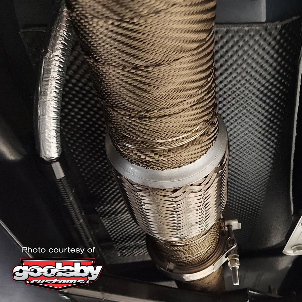 DEI Exhaust Wrap Kit - Pipe Wrap and Locking Tie - Titanium