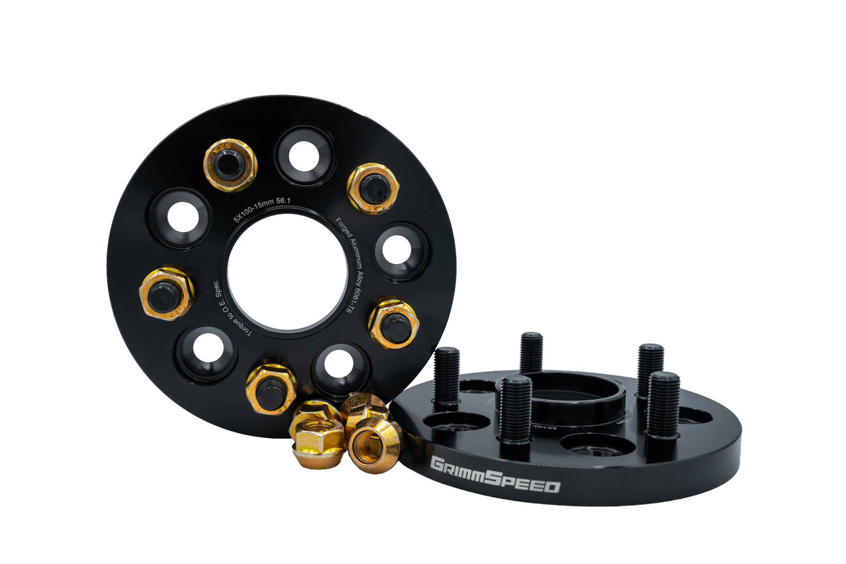 GrimmSpeed GRM.1188.1.0 for 02-14 Subaru WRX 5x100 15mm Wheel Spacer (Pair)