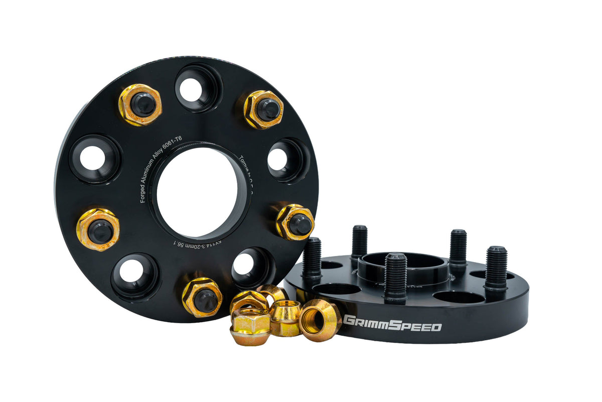 GrimmSpeed GRM.1187.2.0 for 05-21 Subaru STI / 15-26 Subaru WRX 5x114.3 20mm Wheel Spacer (Pair)