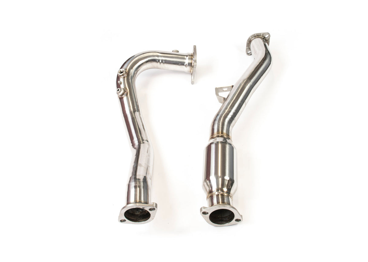 Invidia HS15SWMDOCB 15-21 Subaru WRX FA20 CATTED Down Pipe (Bottom Cat) wide Band
