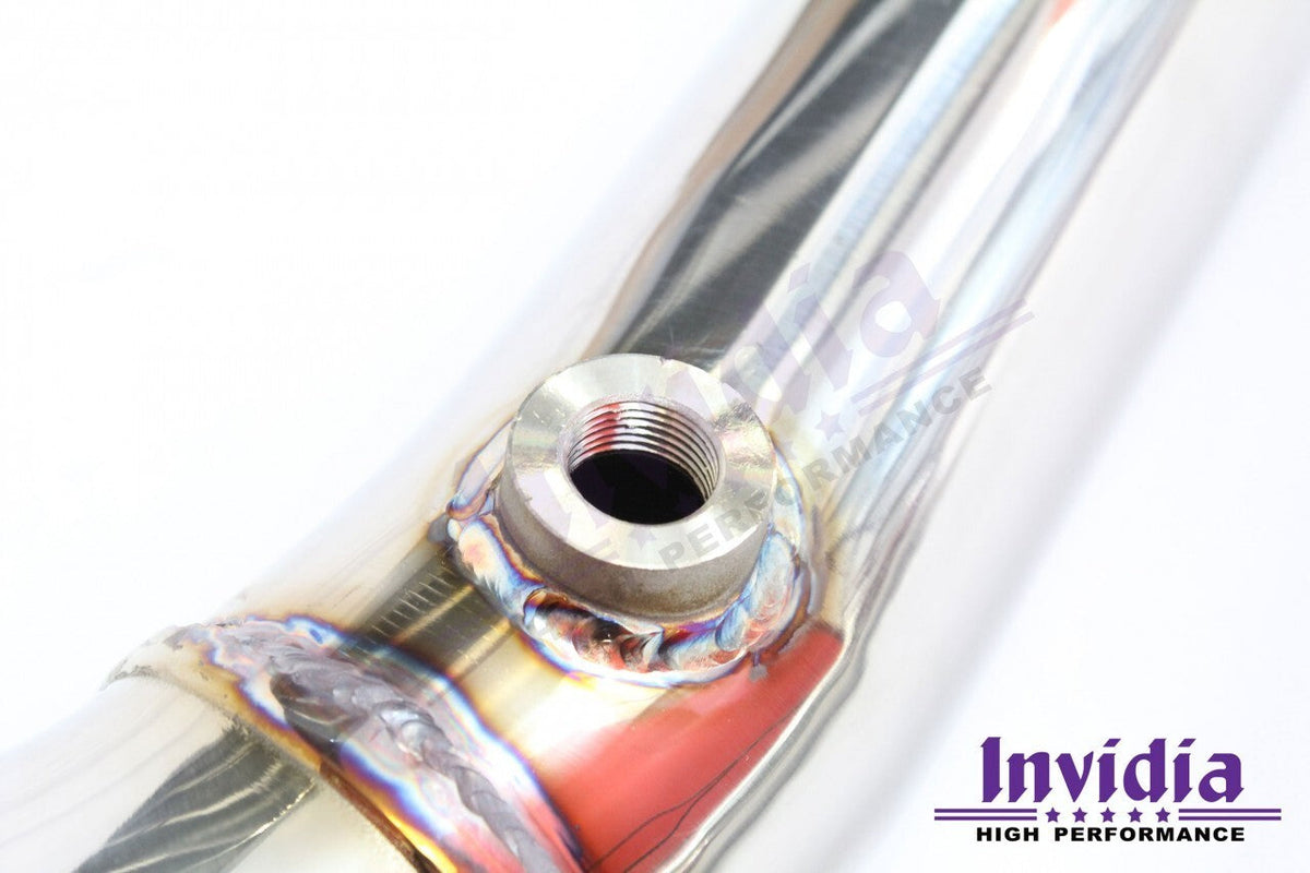 Invidia HS15SWMDOCB 15-21 Subaru WRX FA20 CATTED Down Pipe (Bottom Cat) wide Band