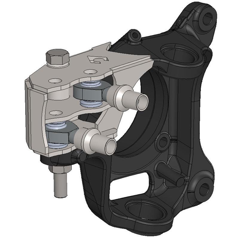 Artec Industries HS6150 Crossover Weld-On High Steer Arms SD60 Knuckle for 2005-2012 Ford F-250 / F-350 Super Duty