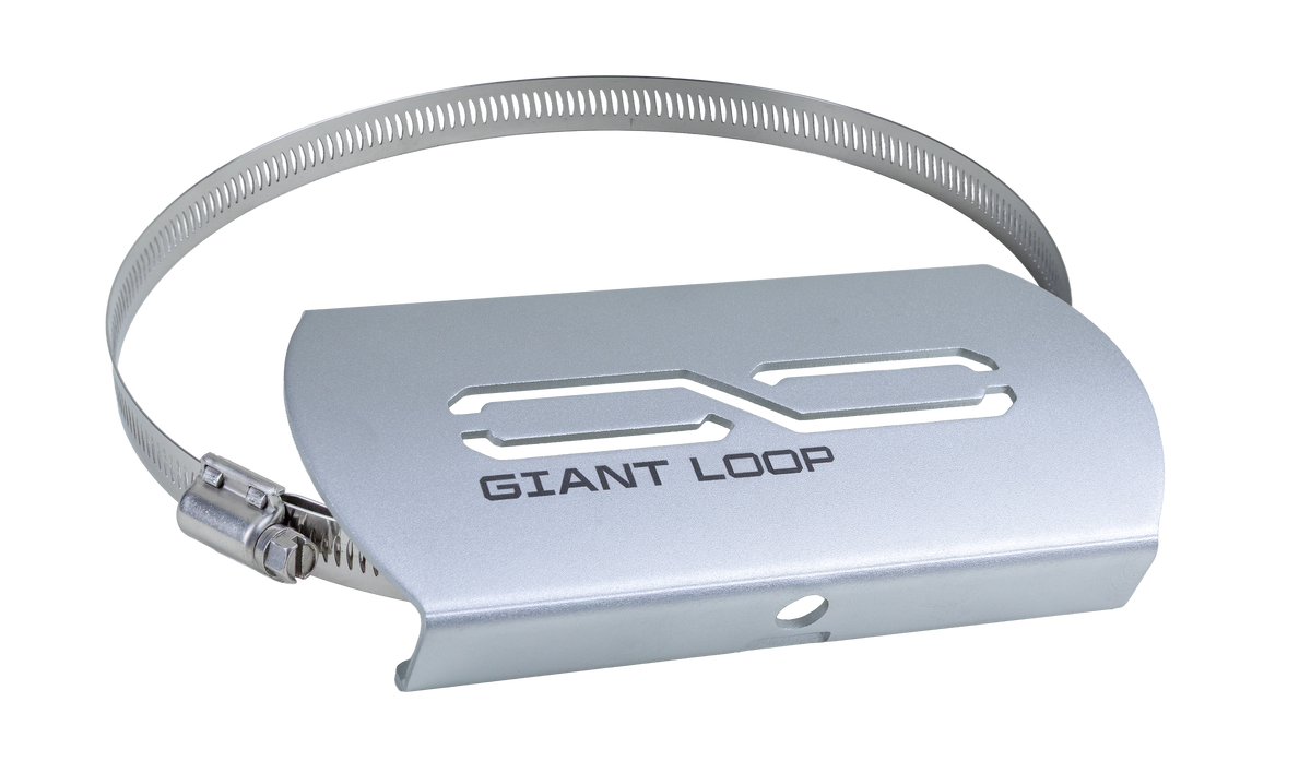 Giant Loop HS25 Hot Springs Heat Shield Brushed Aluminum Motorcycle