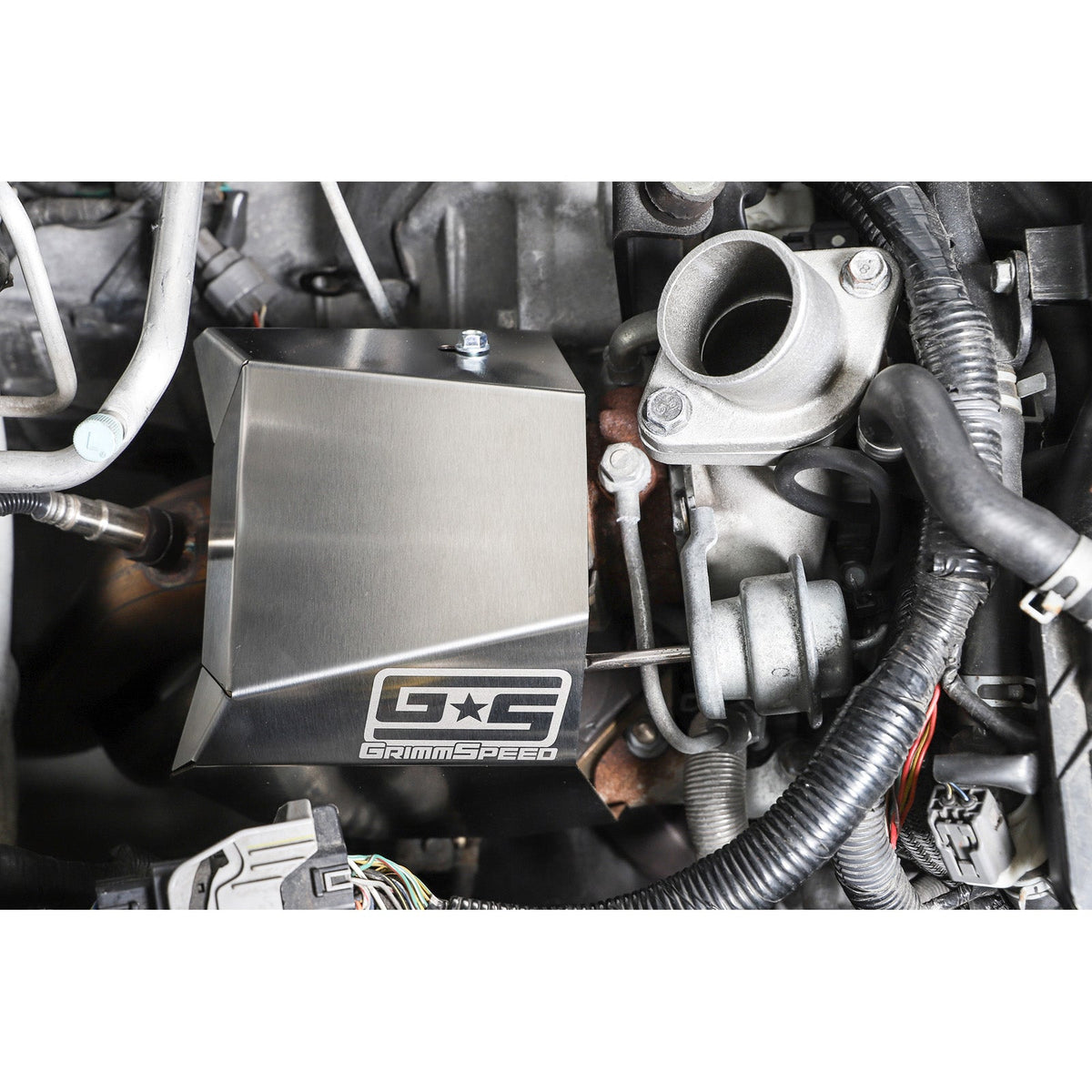 GrimmSpeed GRM092008 for 02+ WRX/STi V2 Turbo Heat Shield - Black Ceramic Coating