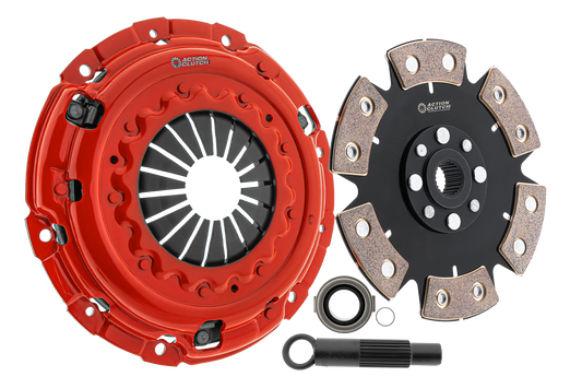 Action Clutch ACR-1328 Stage 6 Clutch Kit (2MD) for 1989-1998 Nissan 240SX 2.0L (SR20DET) Turbo with SR20DET Swap RWD