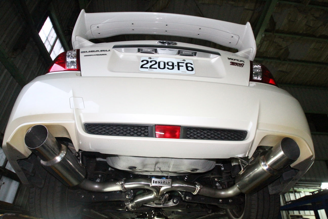 Invidia HS11STIGTP 08-14 Subaru WRX/STI Sedan Dual N1 S.S.Tips Cat-back Exhaust