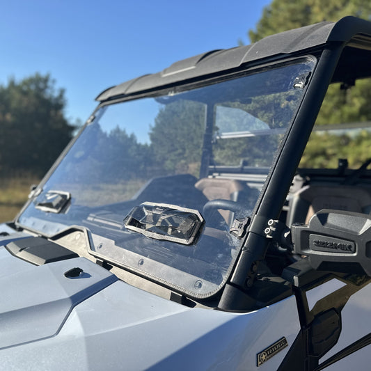 Seizmik 24+Kawasaki Ridge Ranch Tool Less Windshield - UV 50-55316KIT